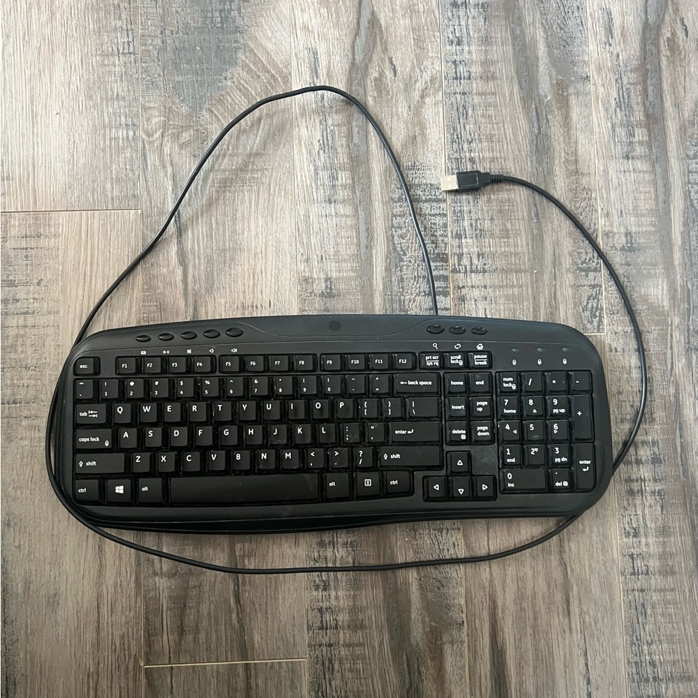 GE Multimedia Wired Keyboard